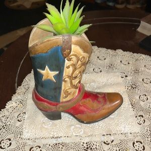 Cowboy boot Planter